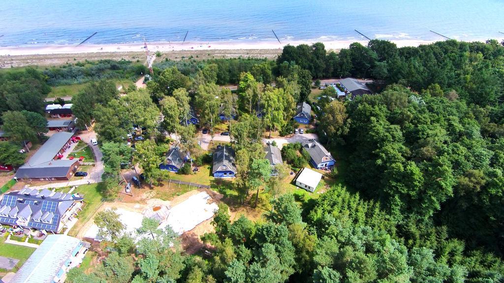 Meeressterne Strandhaeuser Blankenfohrt Ückeritz Buitenkant foto