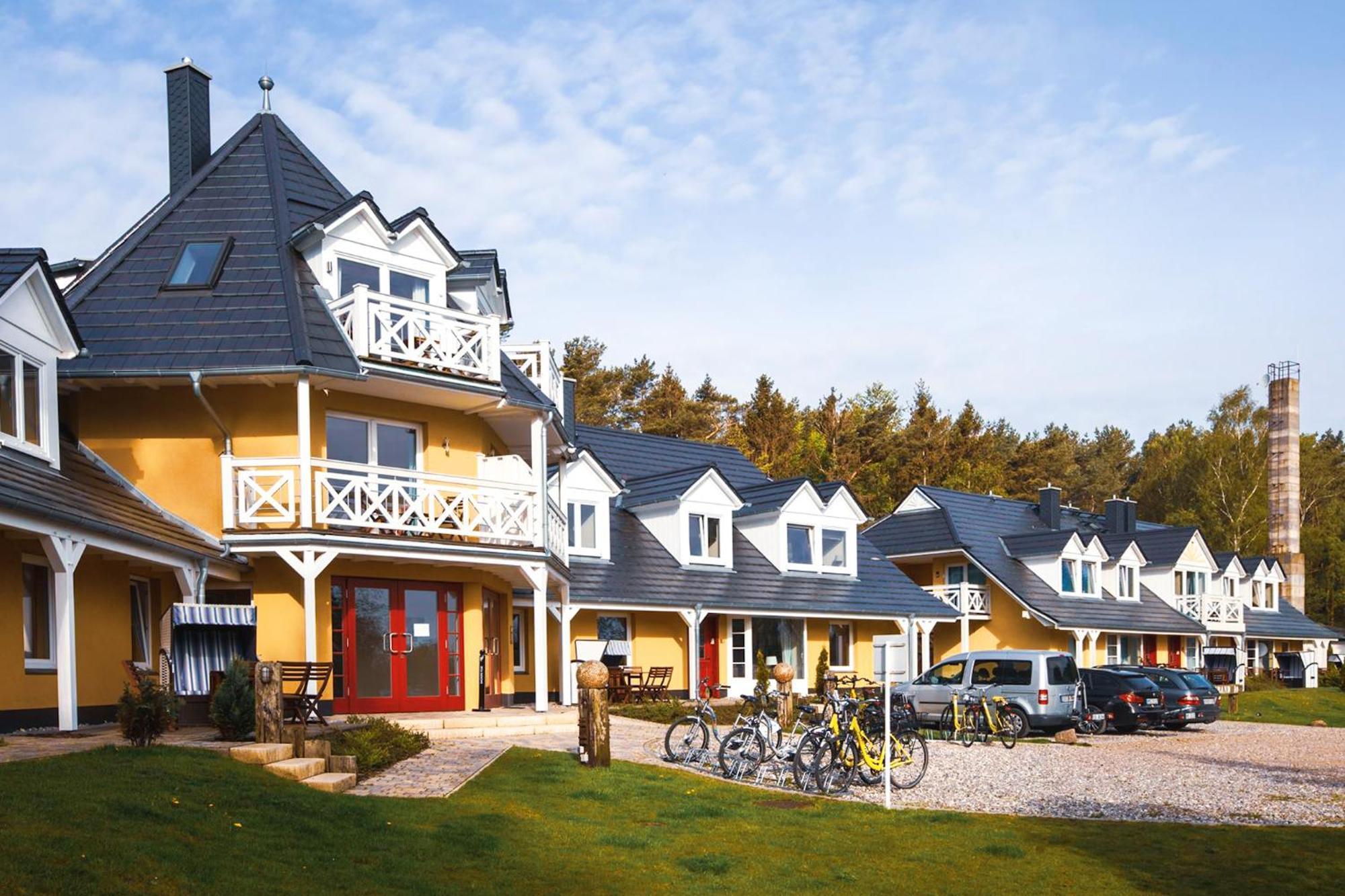 Meeressterne Strandhaeuser Blankenfohrt Ückeritz Buitenkant foto