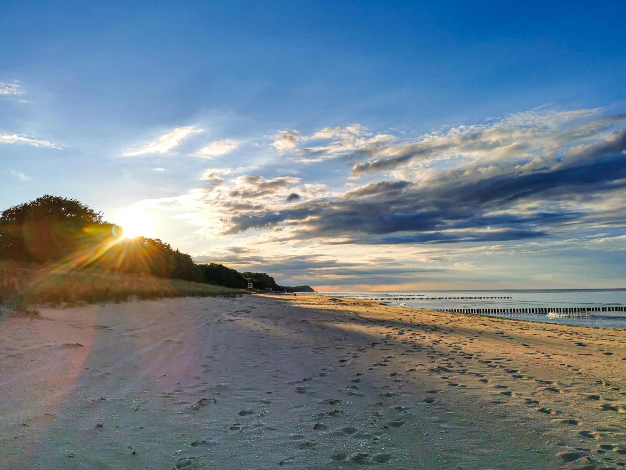 Meeressterne Strandhaeuser Blankenfohrt Ückeritz Buitenkant foto